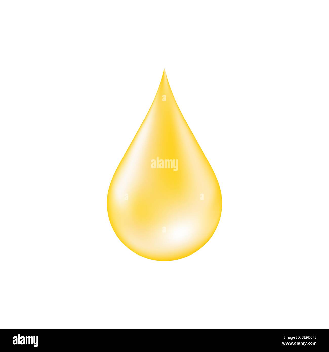 Oil Drop Vitamin Drop. Vector Illustration. Stock Vector