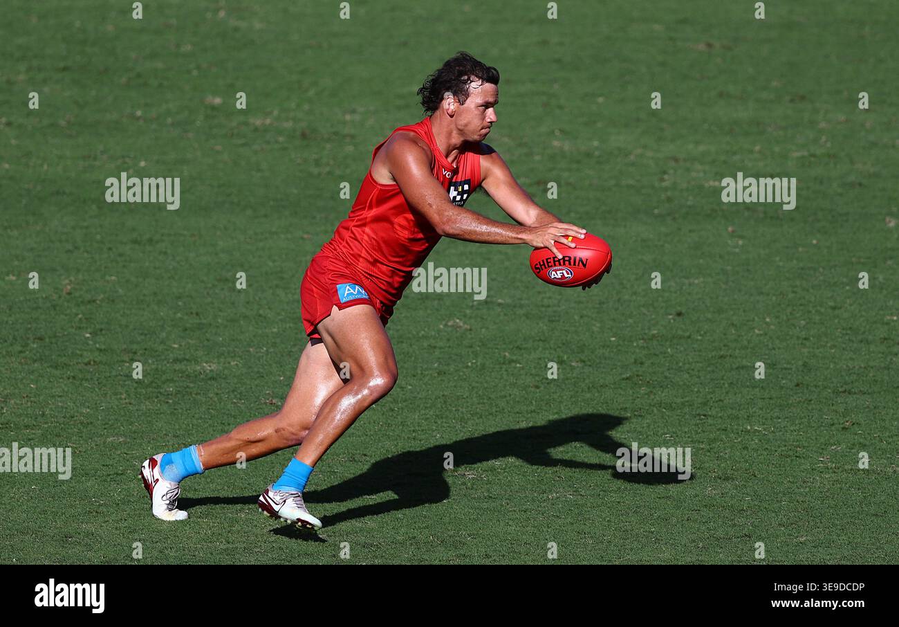 Daniel Rioli of the Suns in action during the AFL Round 6 match between ...