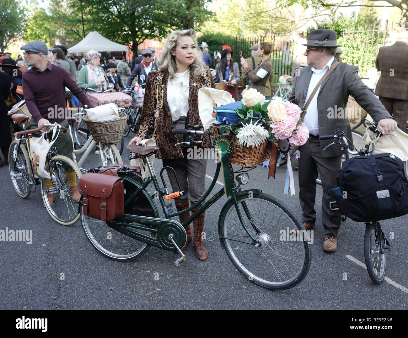 Cyclists take part during the annual Tweed Run, a metropolitan bicycle ...