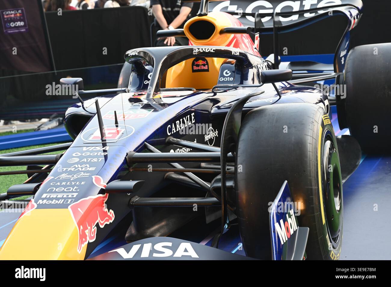 F1 2026 Oracle Red Bull Racing Car display at Red Bull 