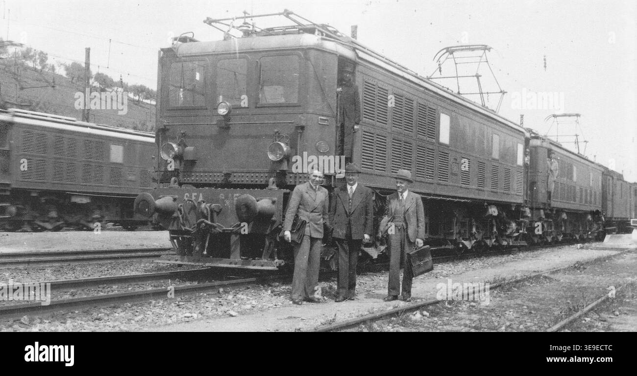 CFA 6AE locomotives (circa 1945) operated on the Bône–Tébessa line in ...