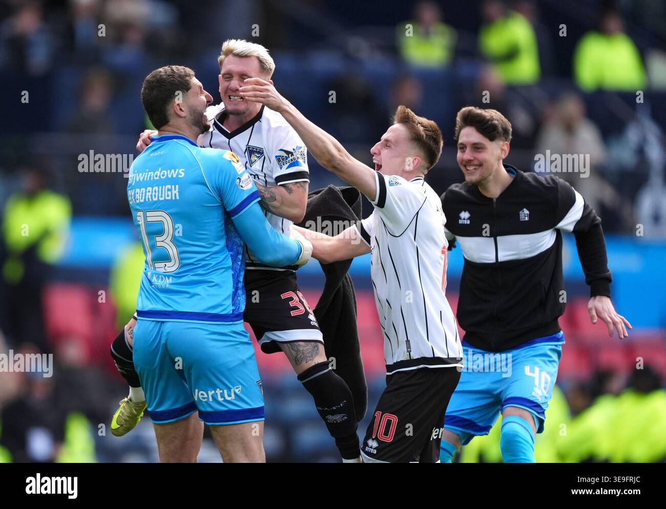 Dunfermline Athletic goalkeeper Aston Oxborough, Callum Morrison ...