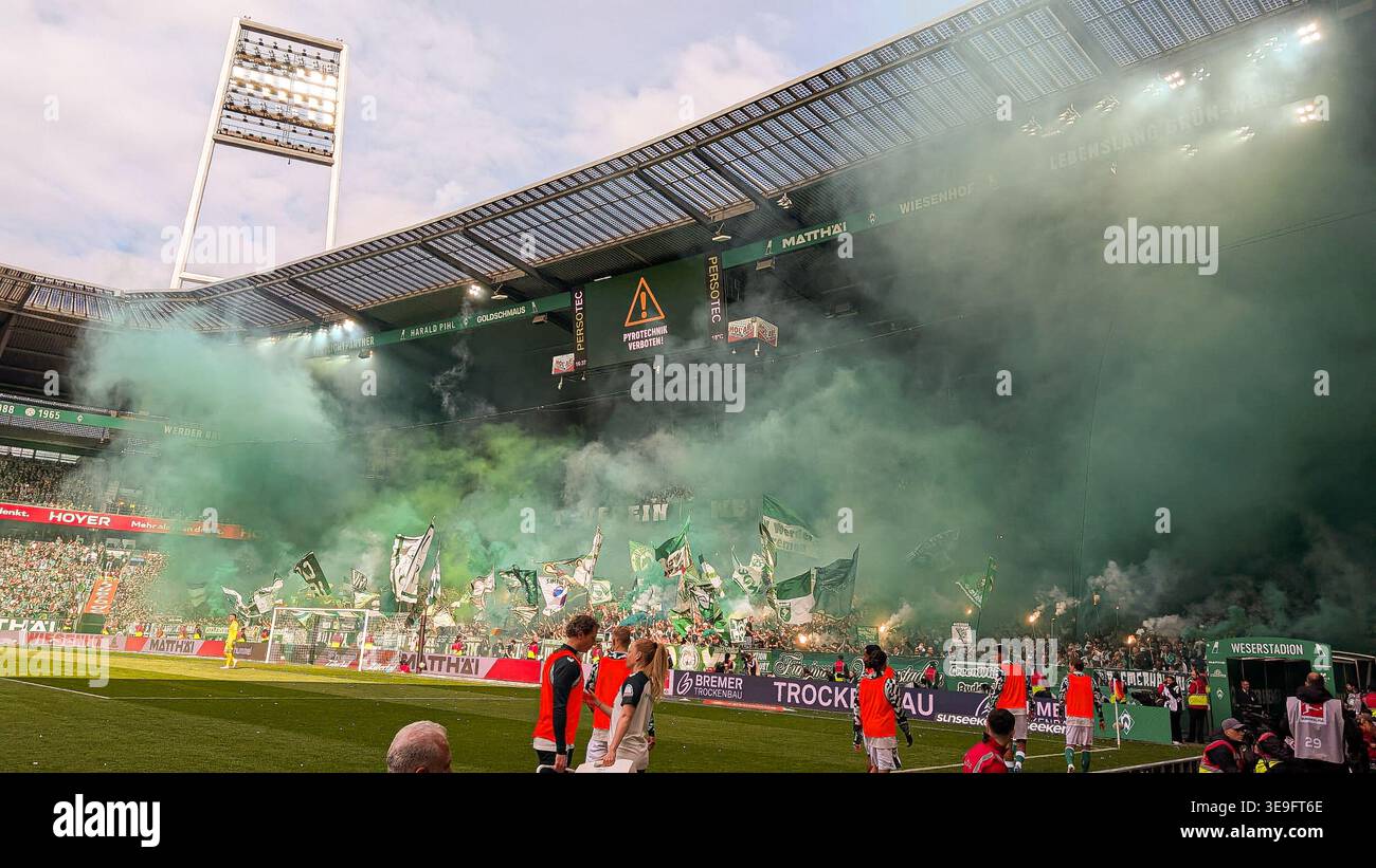 April 18, 2026, Weserstadion, Bremen, GER, 1. FBL, SV Werder Bremen vs ...