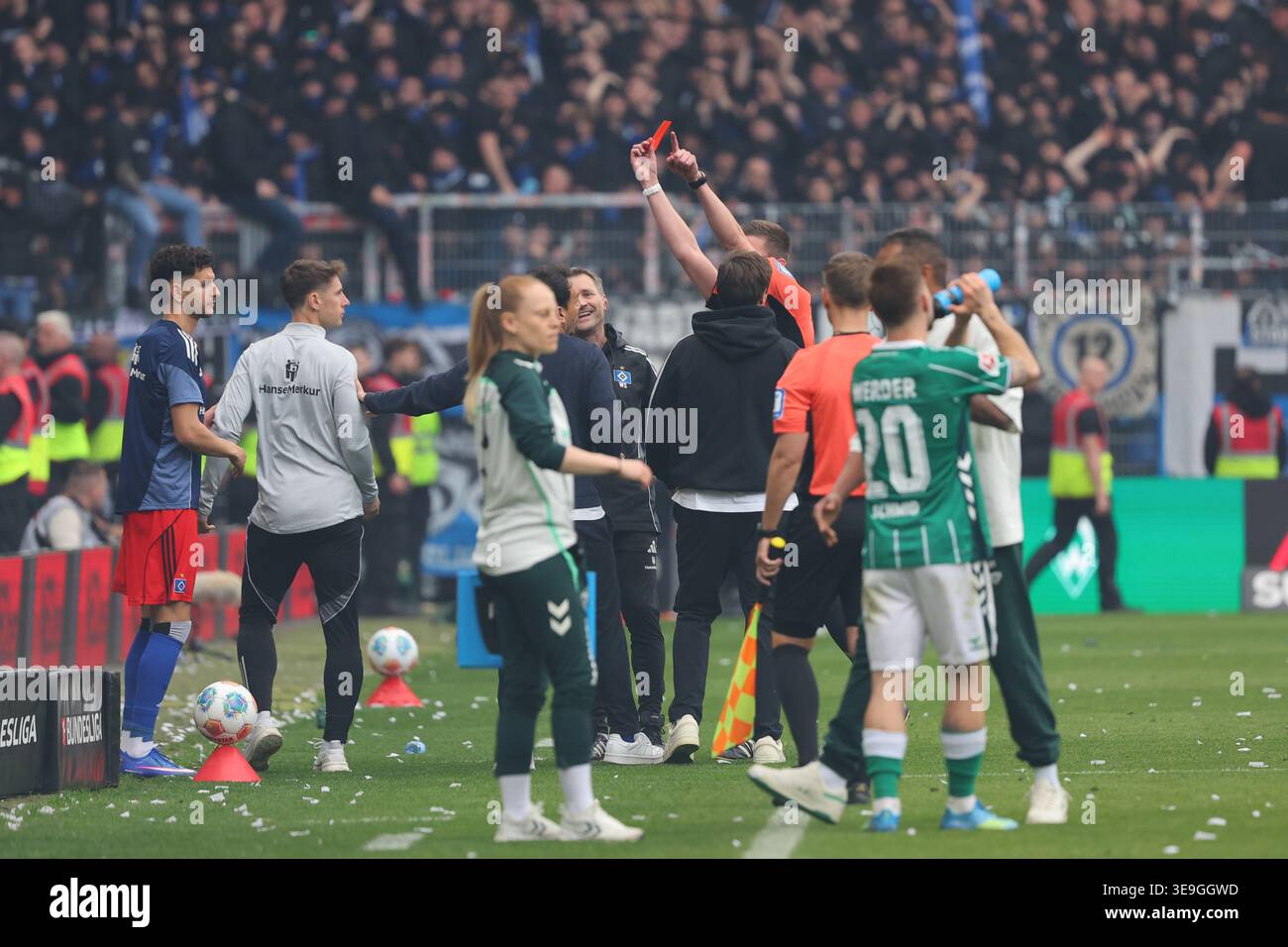04/26/2018, Weserstadion, Bremen, GER, 1.FBL SV Werder Bremen vs. HSV ...