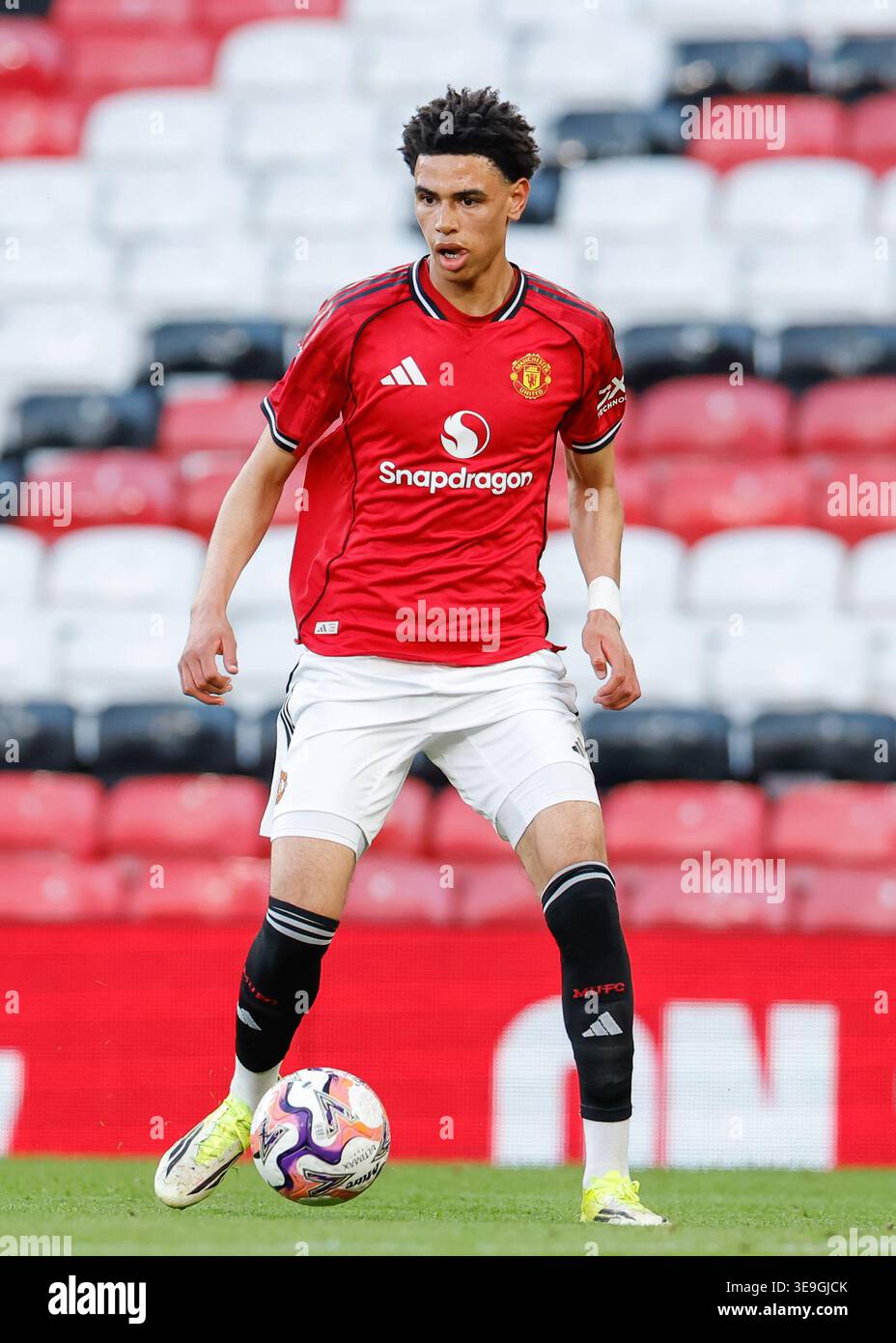 Manchester England 17th April 2026 Noah Ajayi Of Manchester United 