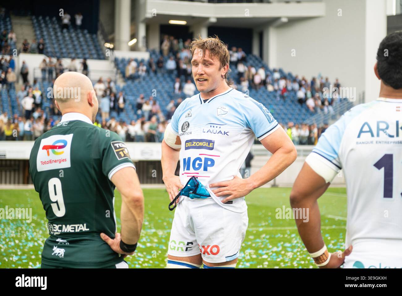 Alexander Moon of Bayonne during the Top 14 match between Bayonne and ...