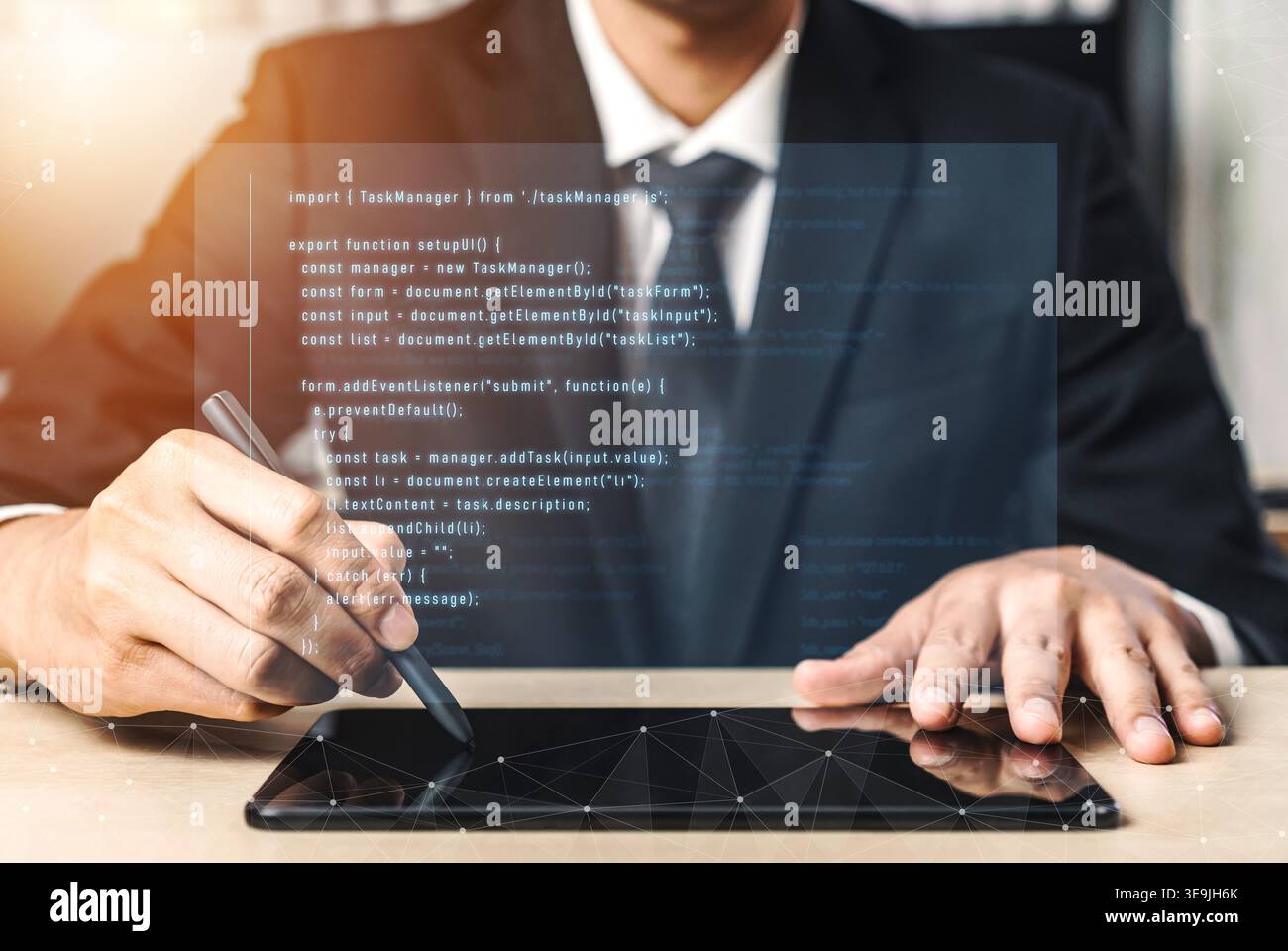programming for task manager user interface, handling form submission ...