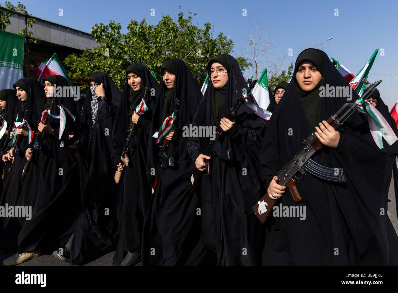 4/17/2026 Women members of the Basij paramilitary, affiliated with Iran ...