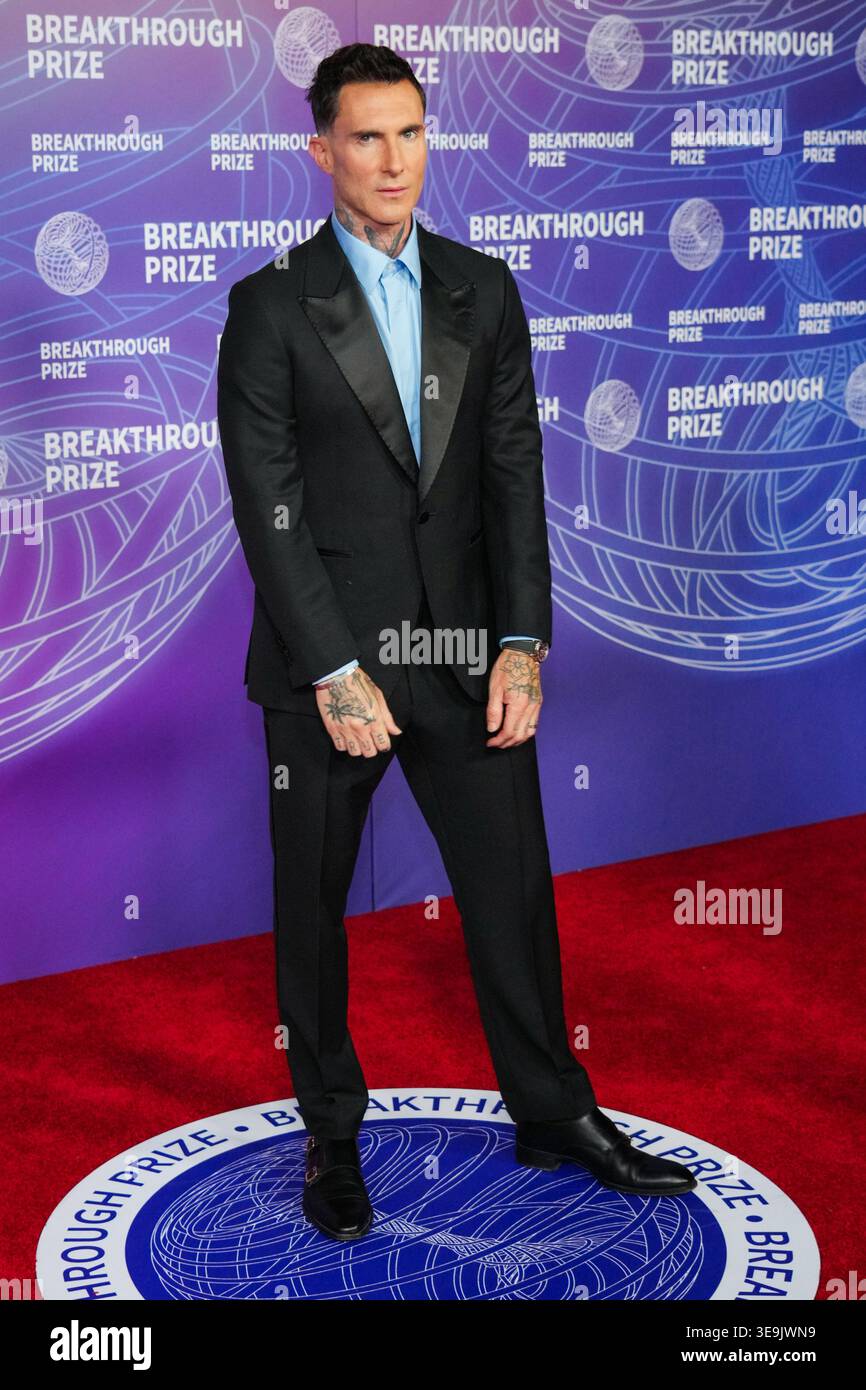 Adam Levine Of Maroon 5 Arrives At The 12th Breakthrough Prize Ceremony 