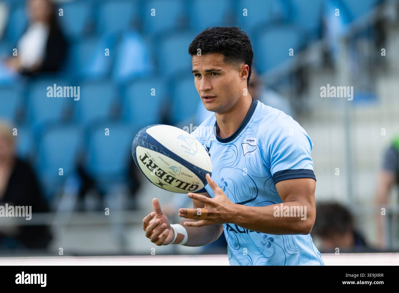 Tom Spring of Bayonne during the Top 14 match between Bayonne and Pau ...