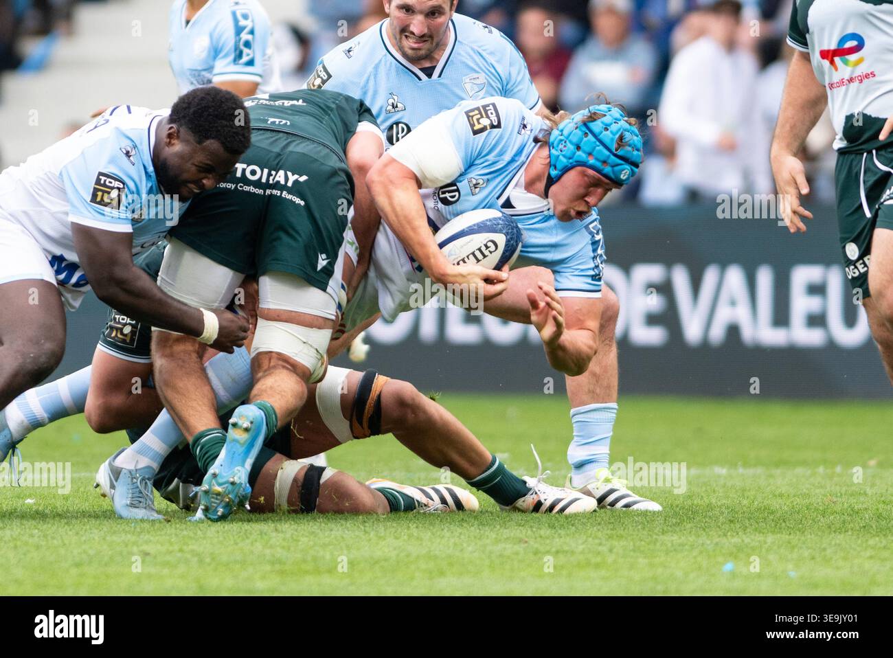 Alexander Moon of Bayonne during the Top 14 match between Bayonne and ...