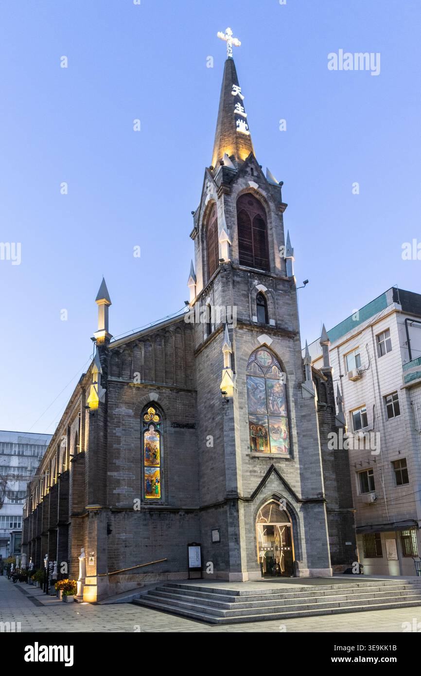 Xizhimen Church in Beijing is a historic Catholic churches in the Archdiocese of Beijing, China Stock Photo