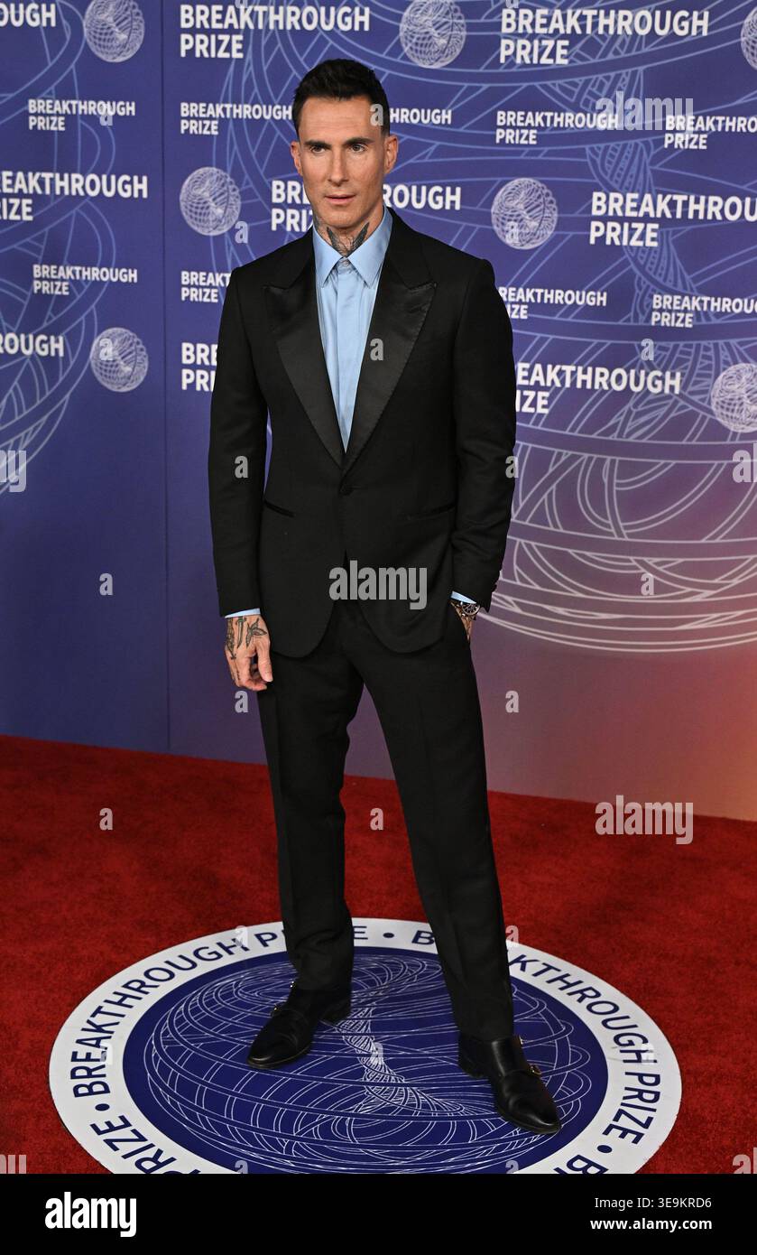 Adam Levine Arriving To The 12th Breakthrough Prize Ceremony Held At 