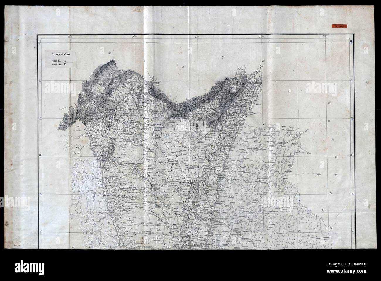 Undated Map This map depicts the top part of Dera Ismail Khan, a region in Pakistan ...