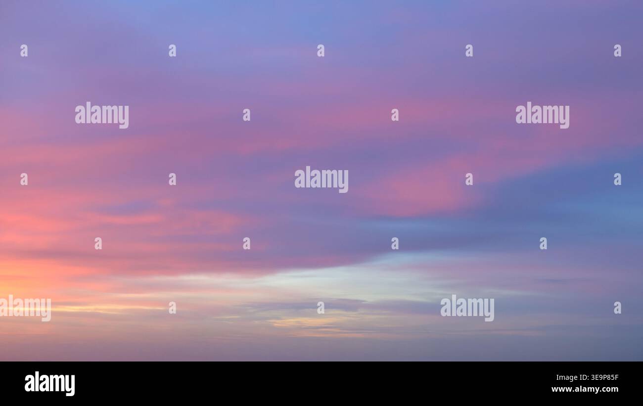 Twilight sky only dramatic sunrise serene scene Stock Photo