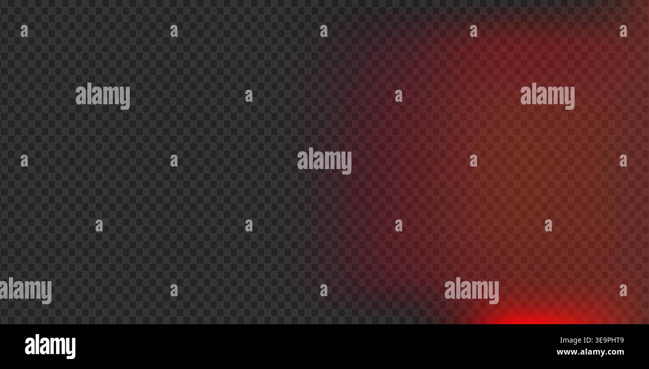 High contrast vertical red light leak. Featuring a dense central-right flare, this element provides a moody atmospheric glow and professional cinemati Stock Vector