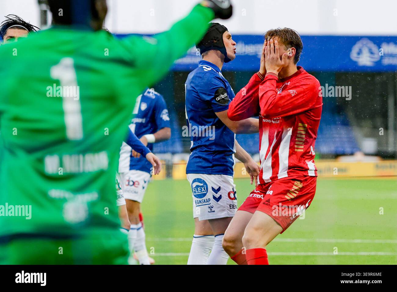 Sarpsborg 20260419. Tromsø's Jens Hjertø-Dahl during the elite football ...