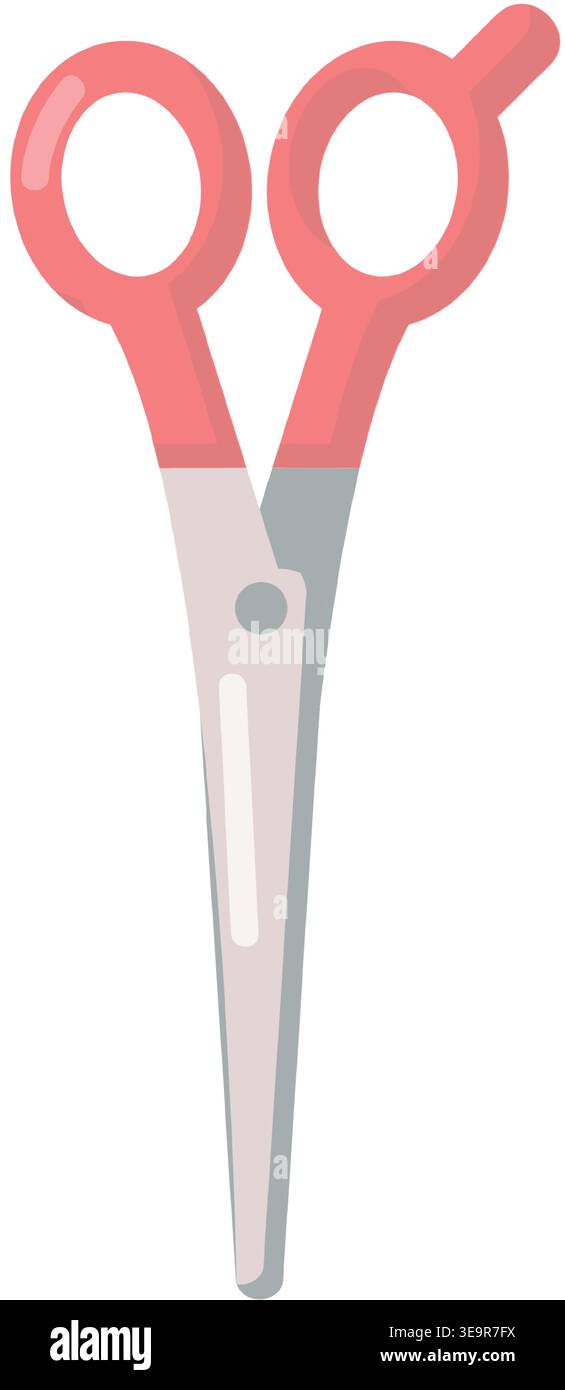 Vector scissors, shears icon hair cut tool Stock Vector