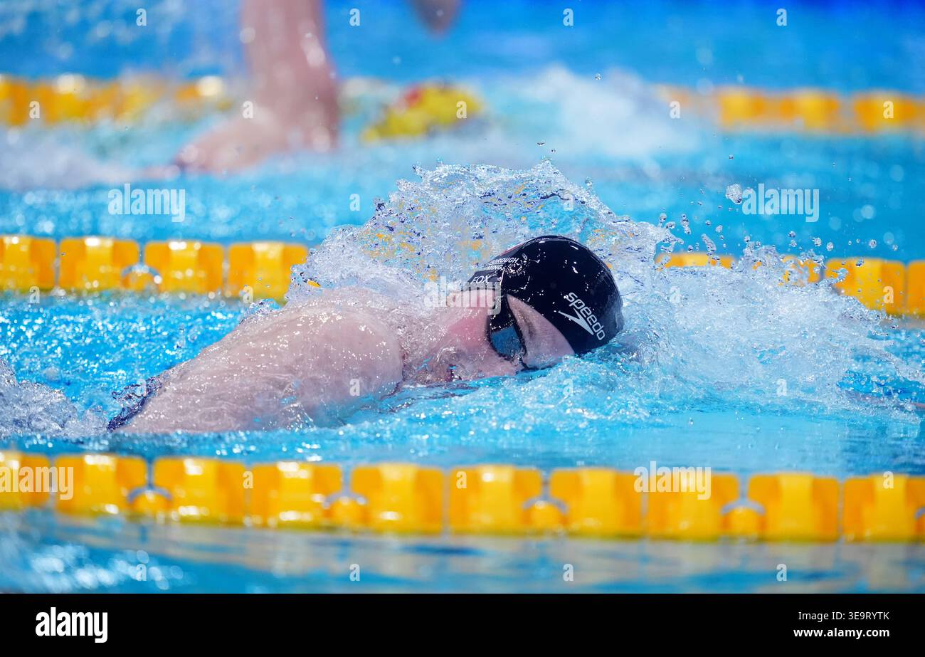Lucy Fox during the Women's 800m Freestyle Fastest Heat on day six of ...