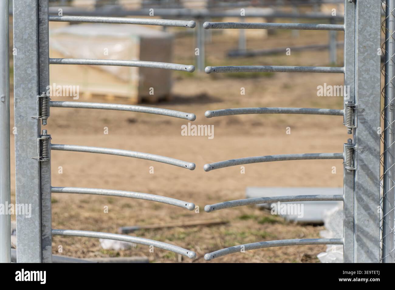Security Rotating Gate Industrial rotating security gate hi-res stock photography and images ...
