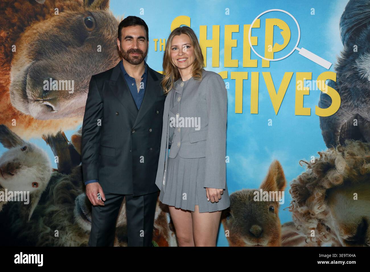 Brett Goldstein, left and Mo Welch attend 