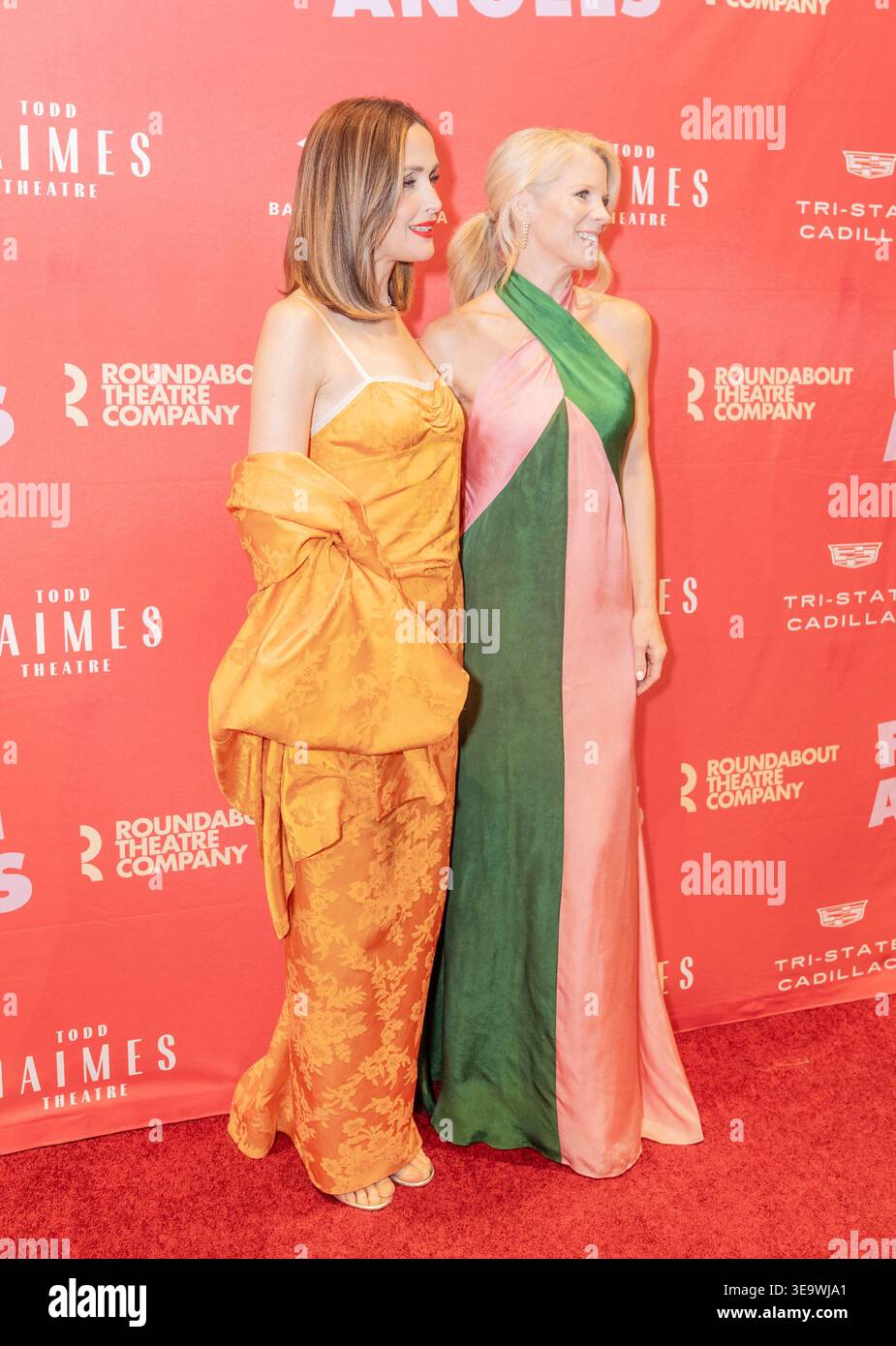Rose Byrne and Kelli O'Hara attend Opening Night of 'Fallen Angels' on ...