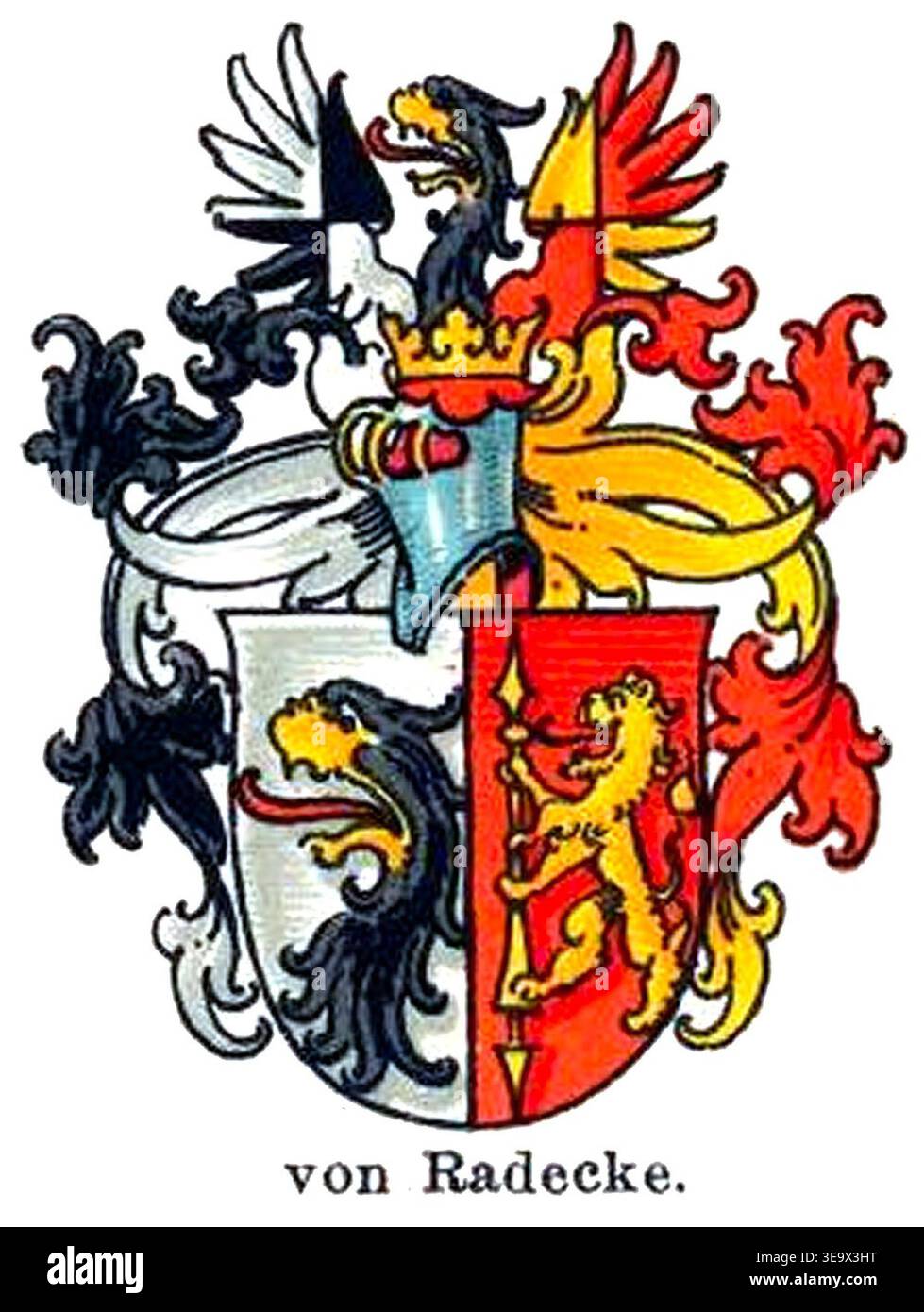 Between his coat of arms hi-res stock photography and images - Alamy