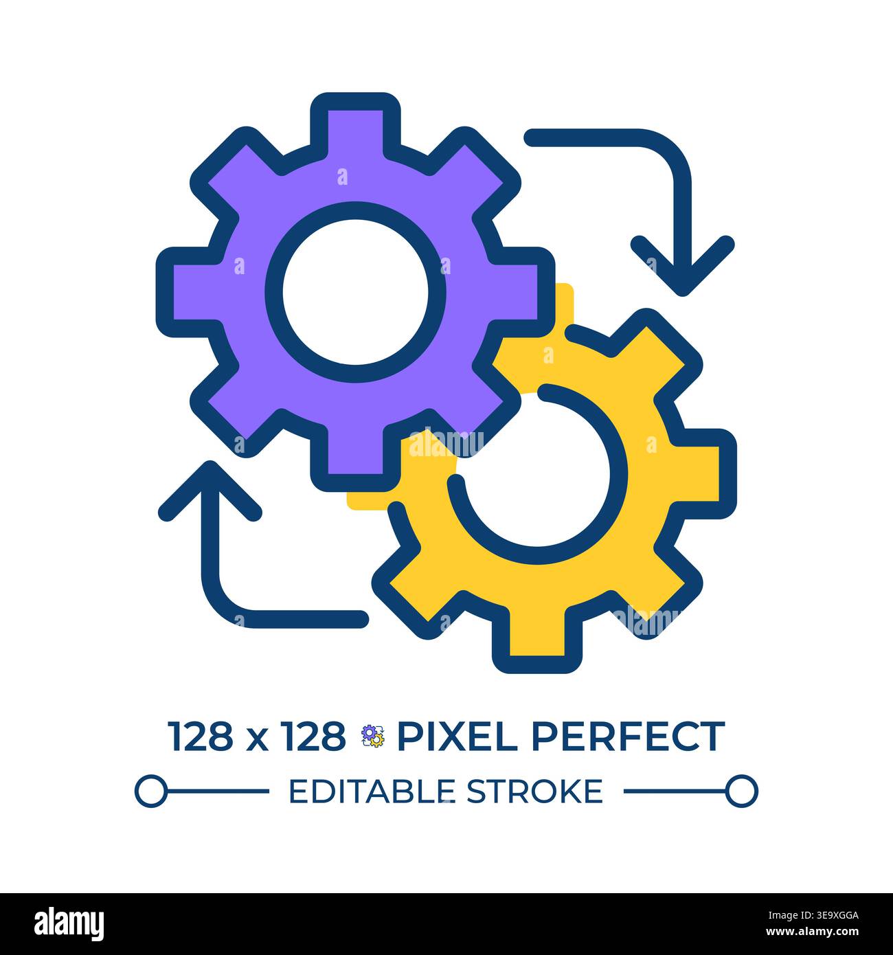 Operation pixel perfect line color icon Stock Vector