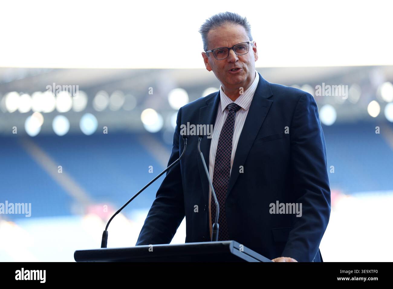 Visit Victoria CEO Brendan McClements speaks during the launch of the ...