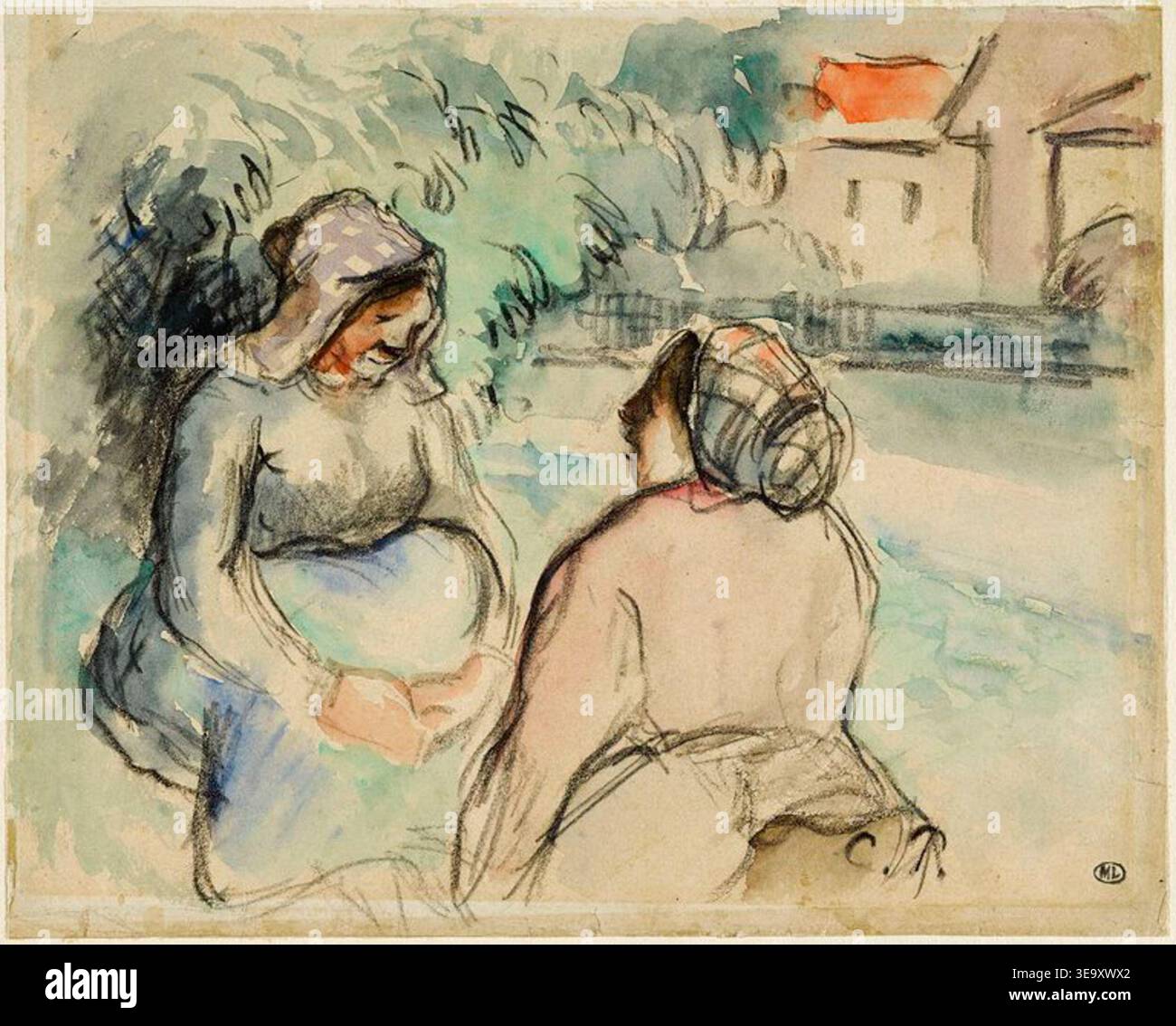 Two peasant women hi-res stock photography and images - Alamy