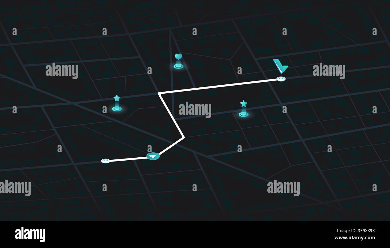 GPS tracking system to navigate around your location. Locator position ...