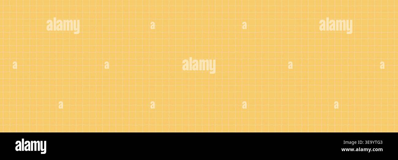 Trendy groovy checkered background. Doodle wavy line for notebook texture. Stock Vector