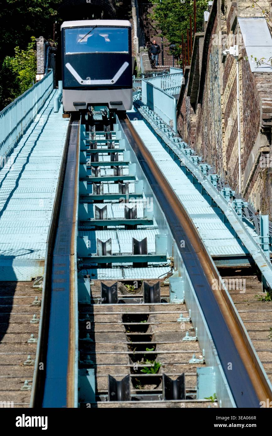 Le Havre (Normandy, northern France): the funicular, originally known ...
