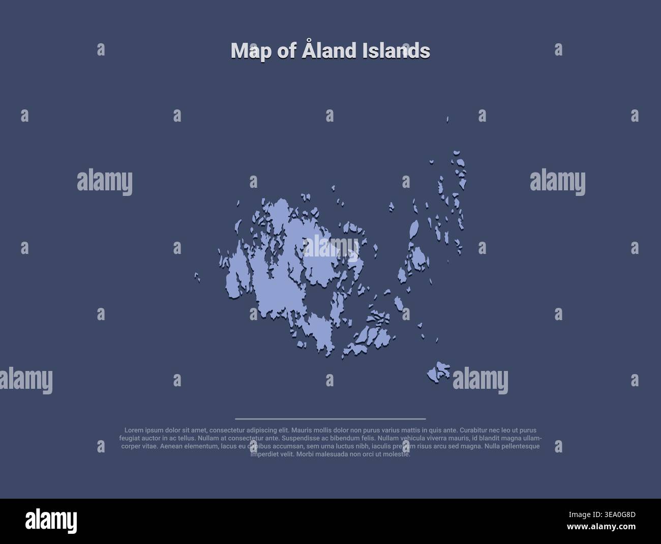 Aland islands map hi-res stock photography and images - Alamy