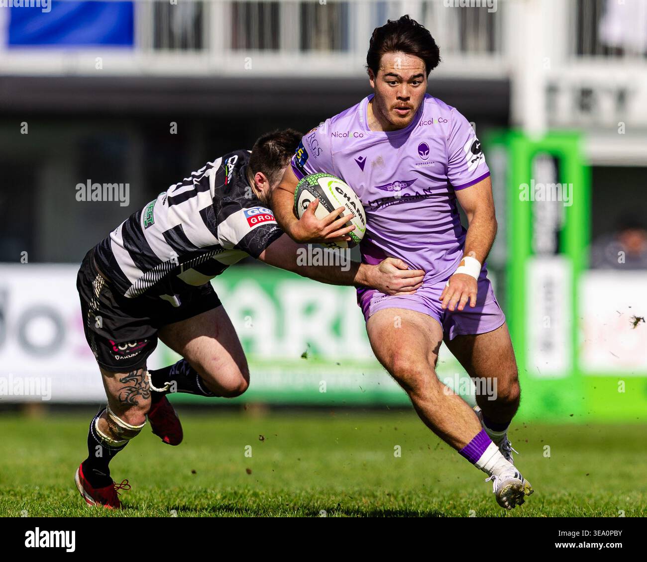 Thame, England, 18 April 2026 Roma Zheng of Worcester Warriors during ...