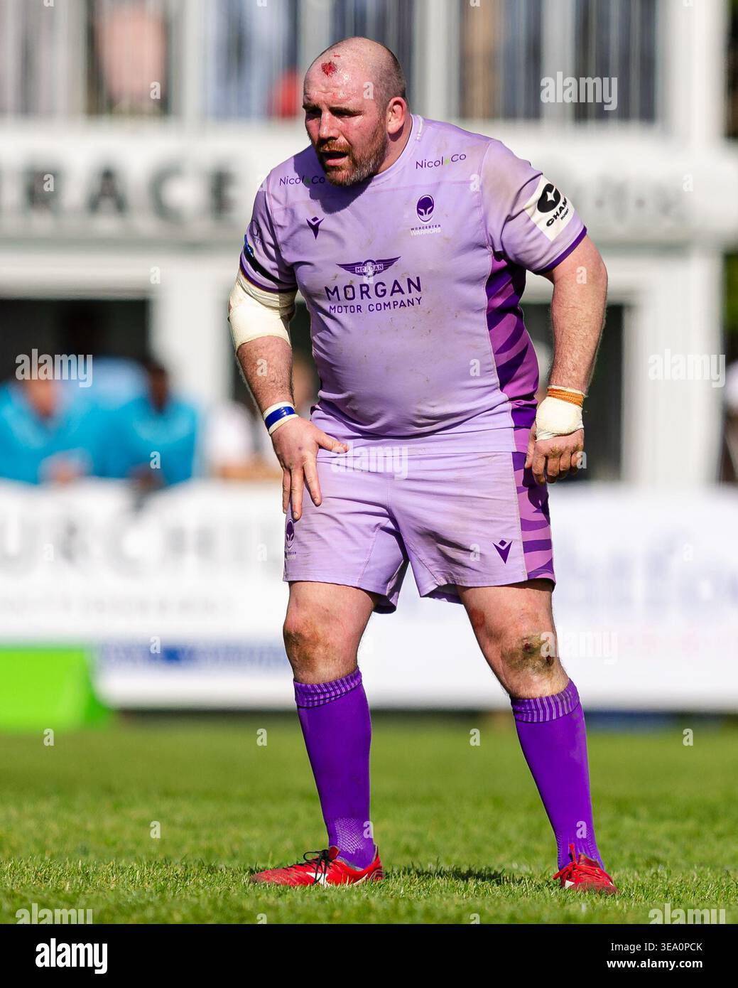 Fraser Falzon Rugby Thame, England, 18 April 2026 Fraser Balmain of Worcester Warriors ...