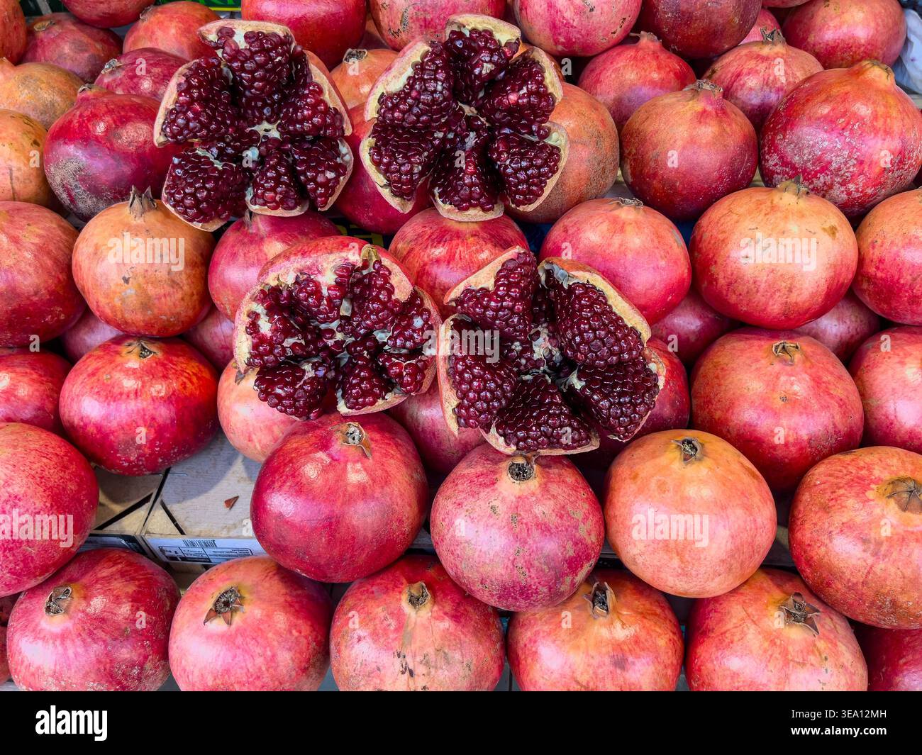 Pomegranate seeds display rich hi-res stock photography and images - Alamy