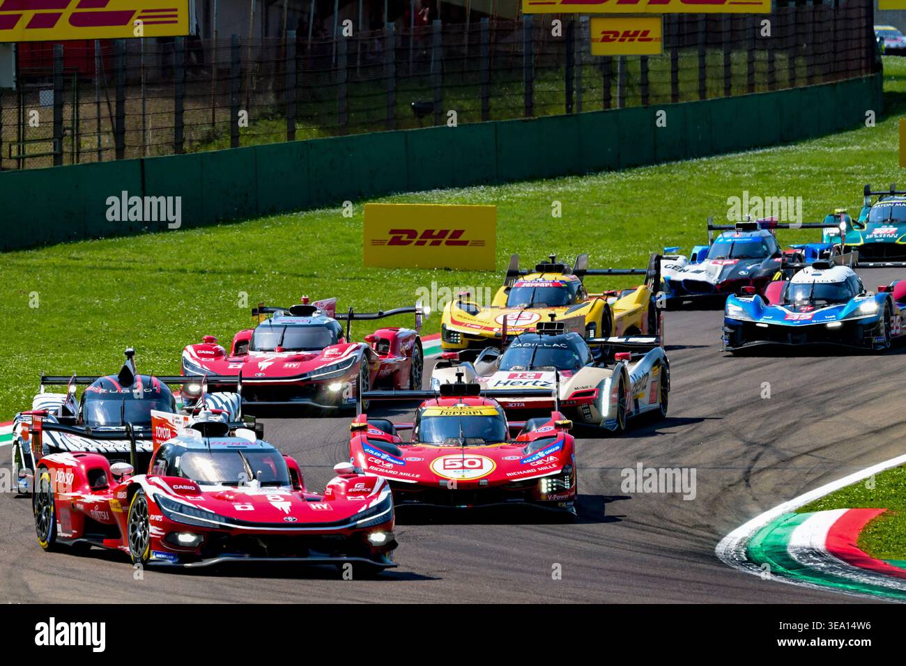 The star of WEC race during WEC 6 Hours of Imola, Endurance race in ...
