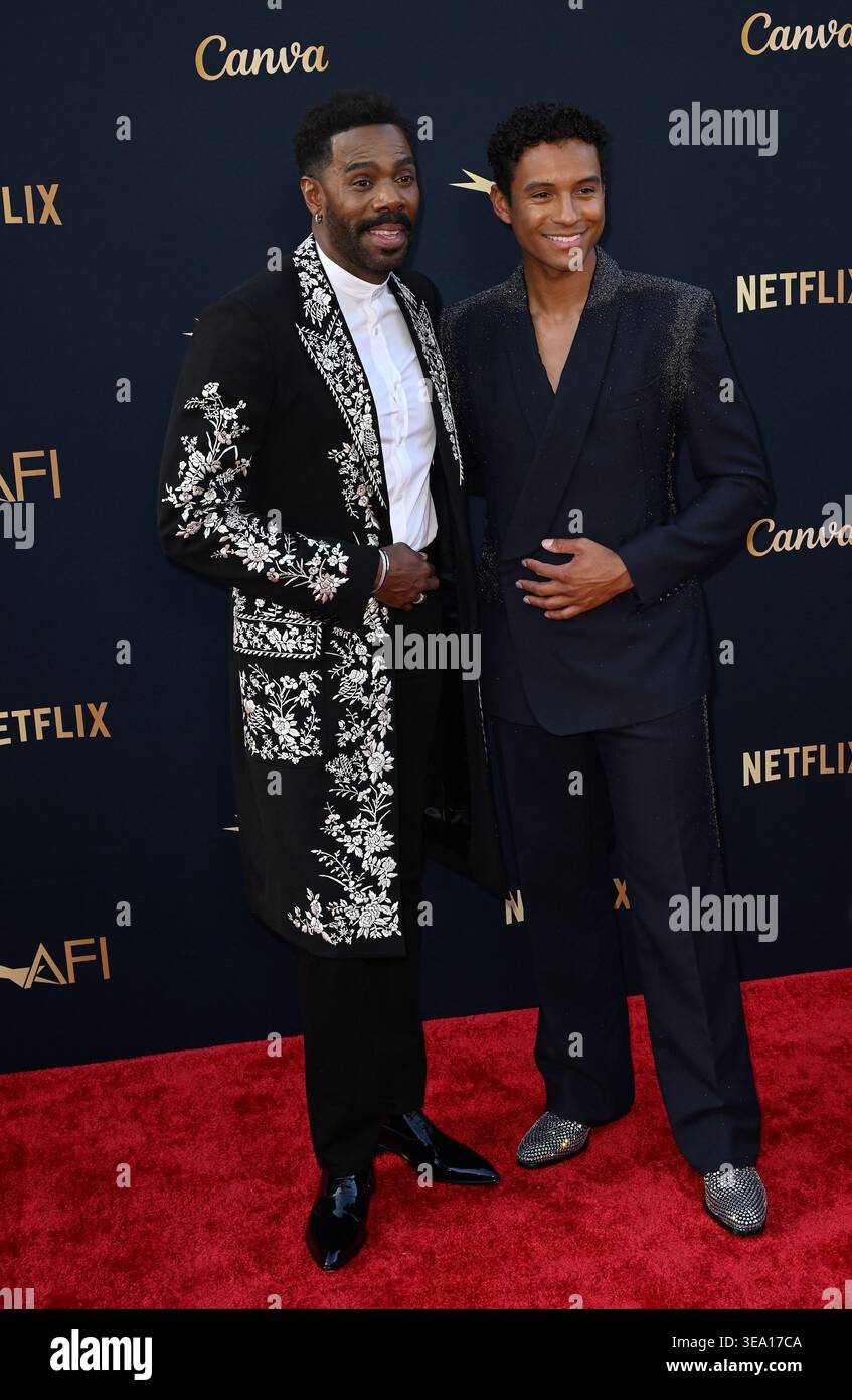 Actor Colman Domingo and actor/singer Jaafar Jackson attend the AFI ...