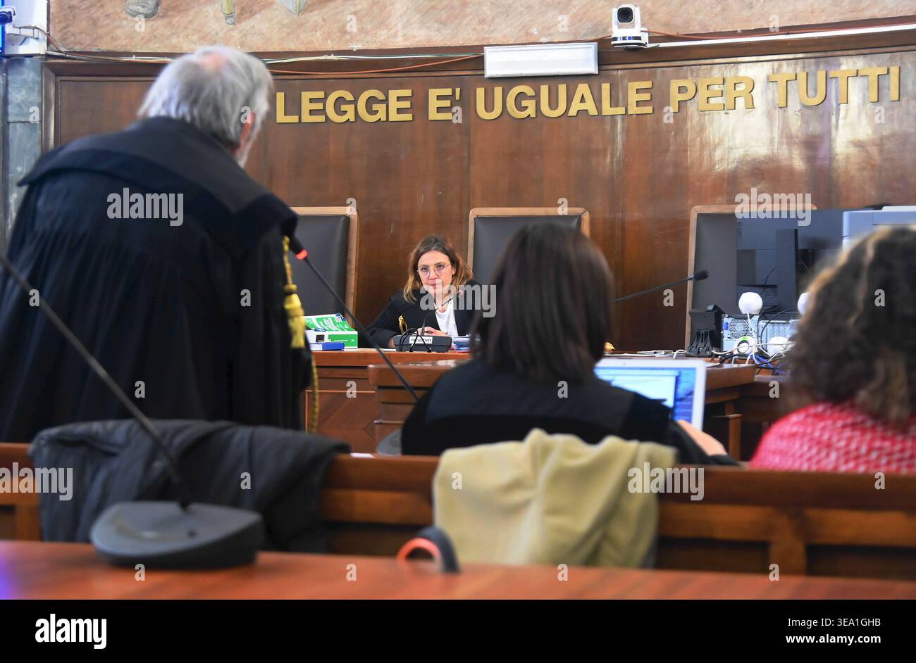 MILAN - Court, Hearing for the actions at the Casa del Vapore and the ...