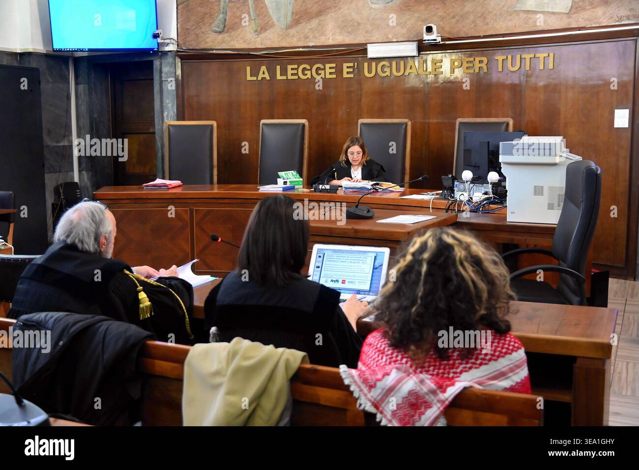 MILAN - Court, Hearing for the actions at the Casa del Vapore and the ...