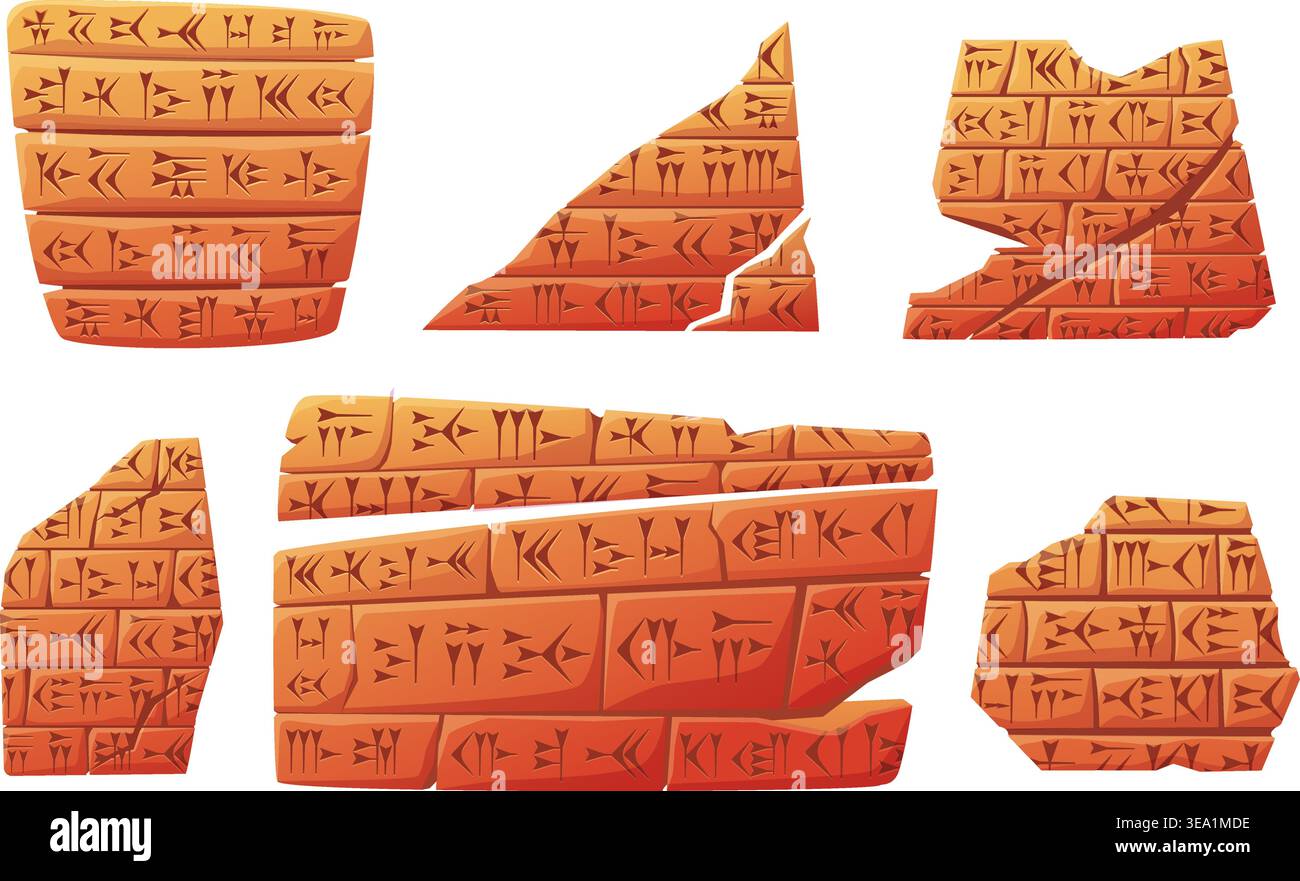 Ancient Samarin Script Cuneiform writing on sumerian tablet hi-res stock photography and ...