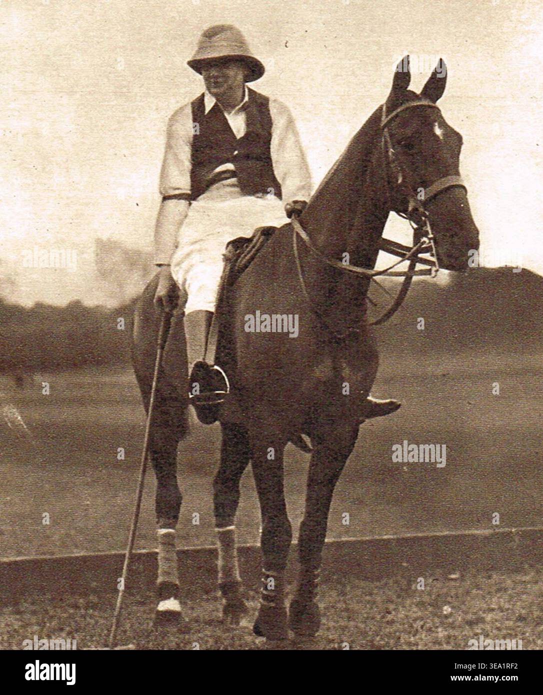 Winston Roe Winston Churchill, future wartime Prime Minister, playing polo ...
