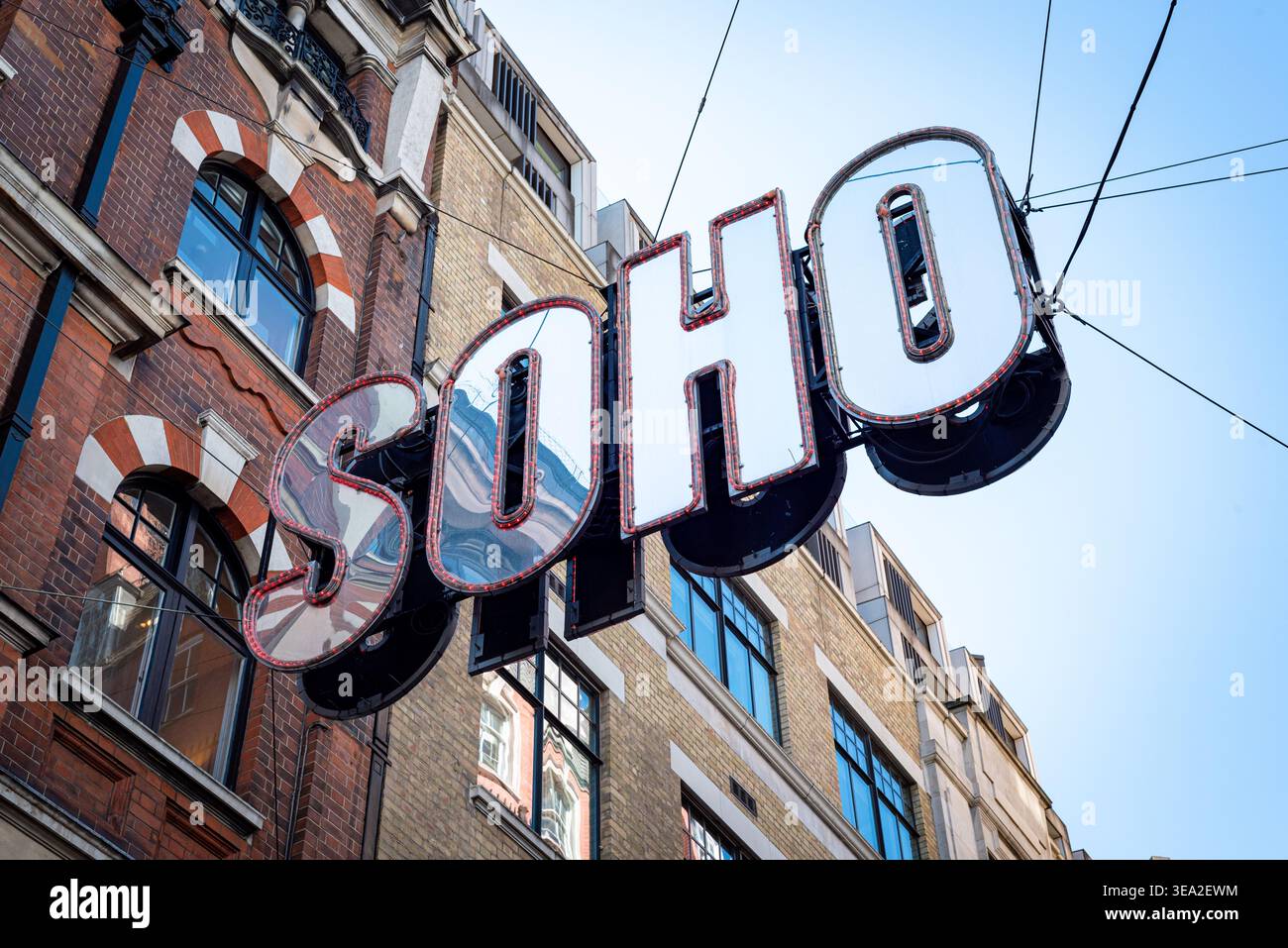 Soho Sign Sample Soho London sign details, London, UK Stock Photo - Alamy