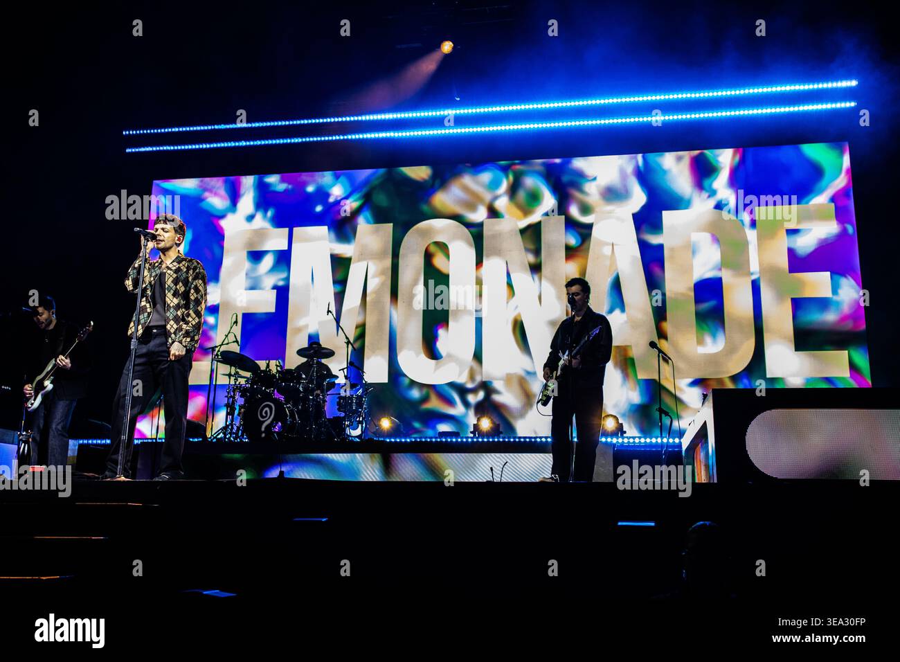 AMSTERDAM - Louis Tomlinson performs at the Ziggo Dome. The British ...