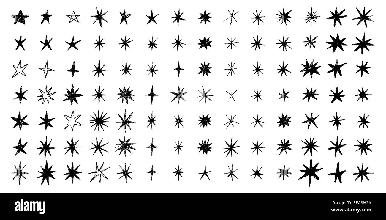Star burst graffiti Black and White Stock Photos & Images - Alamy