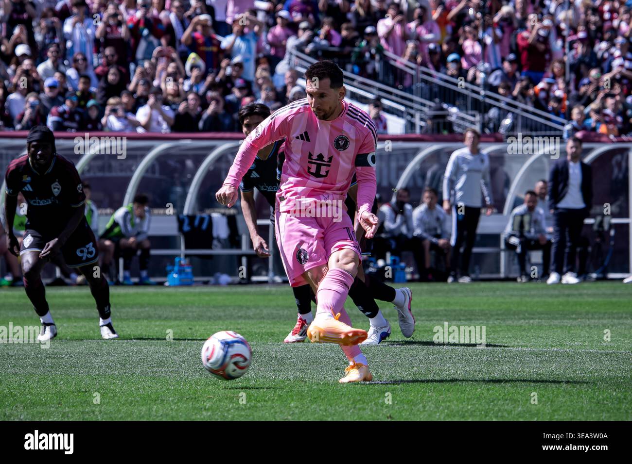 Lionel Messi in action, Inter Miami CF vs Colorado Rapids, MLS, Empower ...