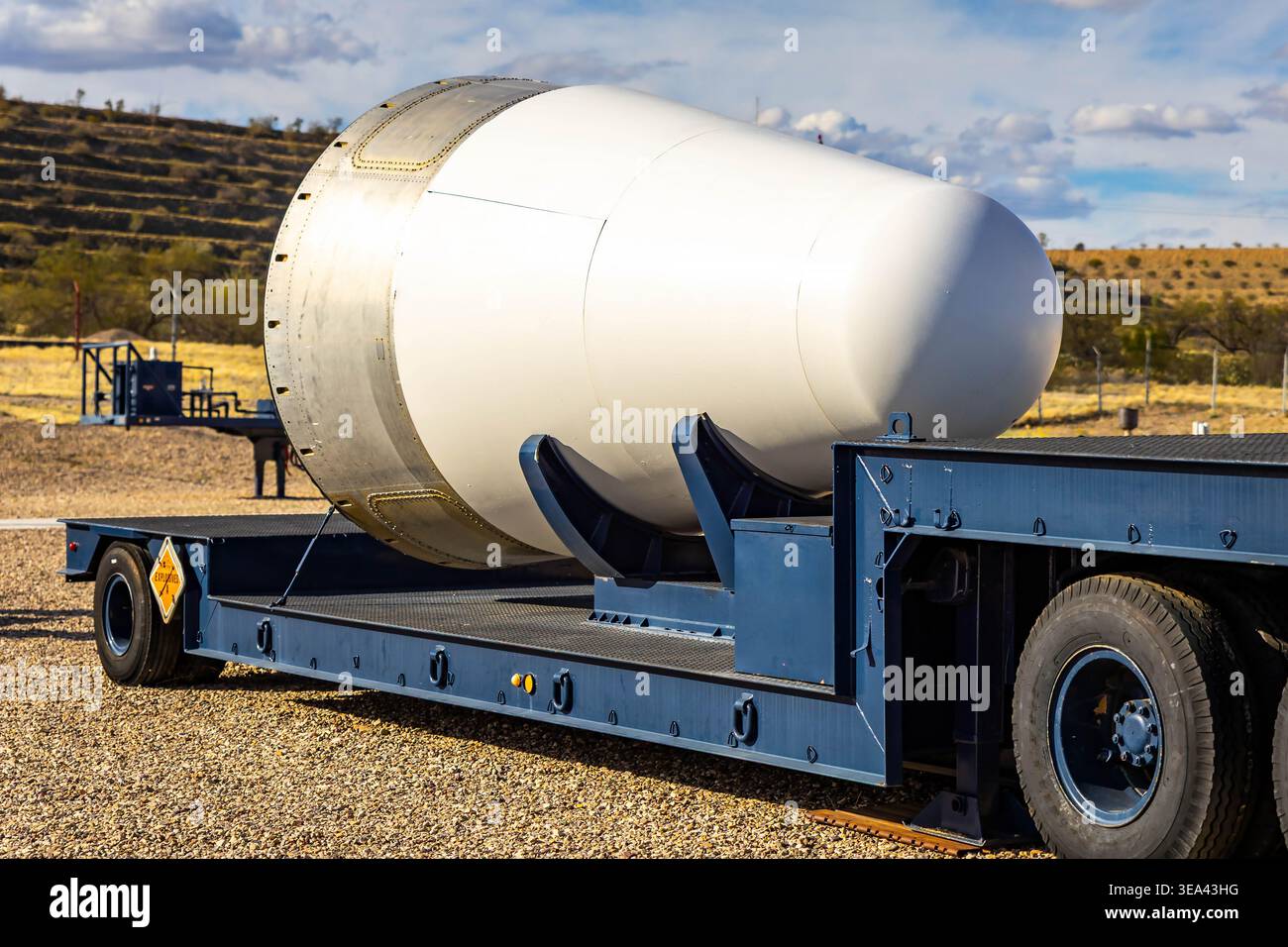 Green Valley, AZ, USA - February 11, 2026: Reentry vehicle section of ...