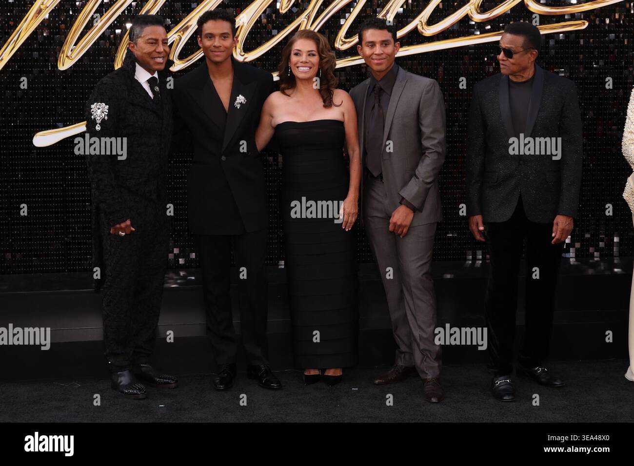 LOS ANGELES, CALIFORNIA - APRIL 20: Jermaine Jackson, Jaafar Jackson