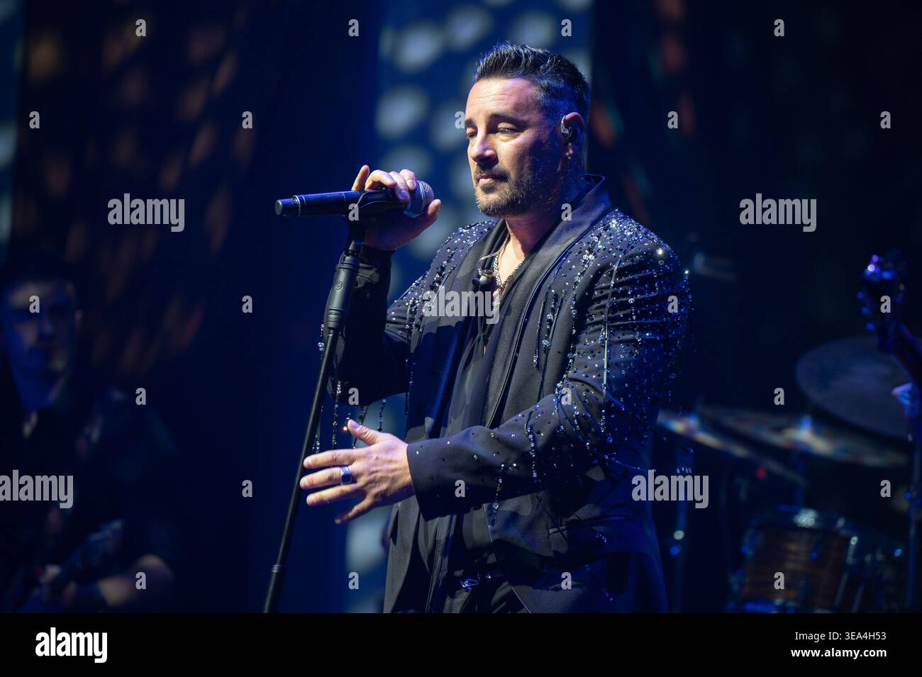 The singer Andy Morales, known as Andy, former member of the duo Andy ...